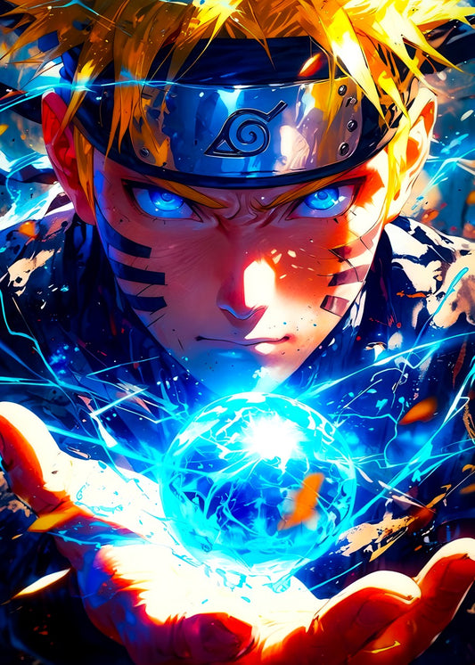 Naruto Unleashes Rasengan