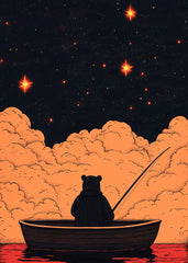 Bear Fishing the Stars