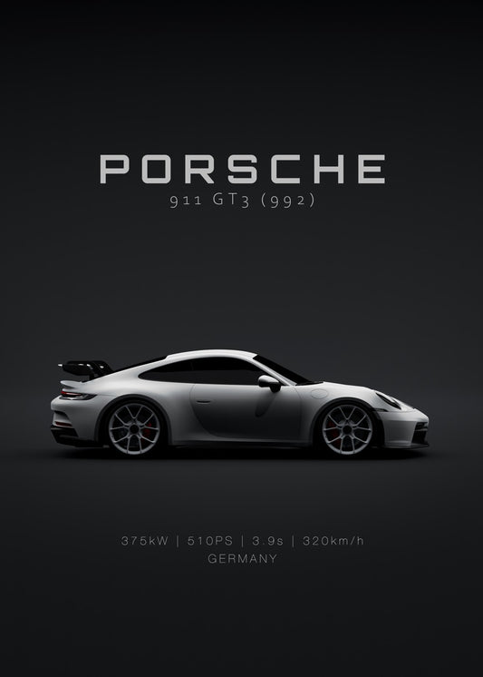 2021 Porsche 992 GT3 White