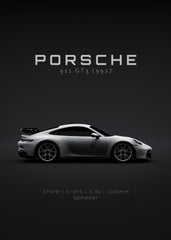 2021 Porsche 992 GT3 White