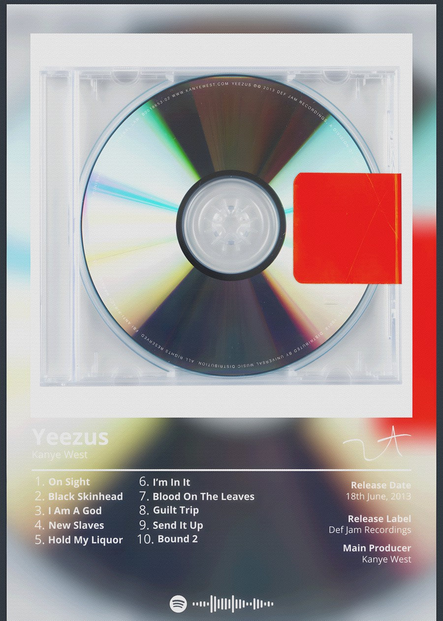 Kanye West - Yeezus Tracklist