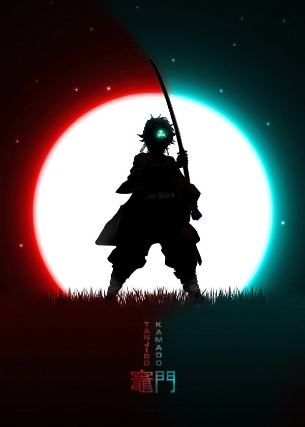 Blue Red Tanjiro