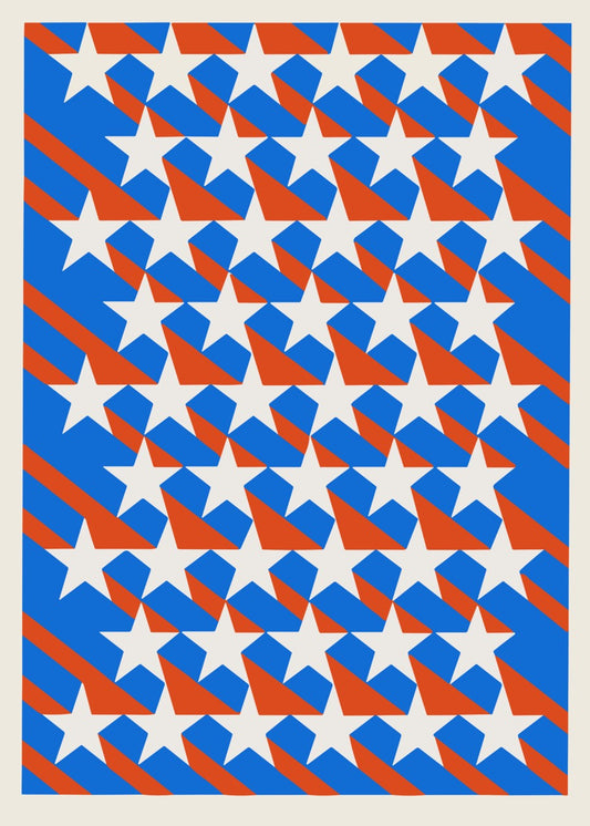 Stars Art Independence America