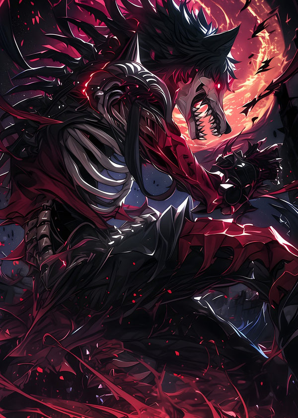 Crimson Werewolf Howl