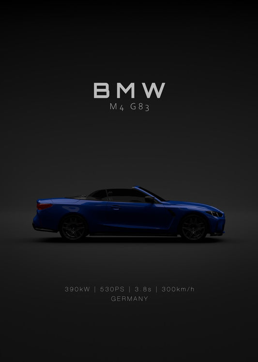 BMW M4 G83 2025 Blue Specs
