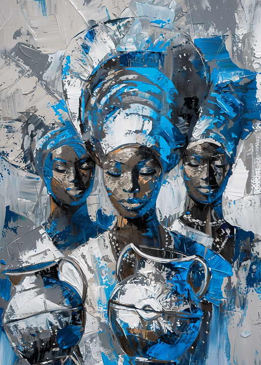 Regal Women in Blue African