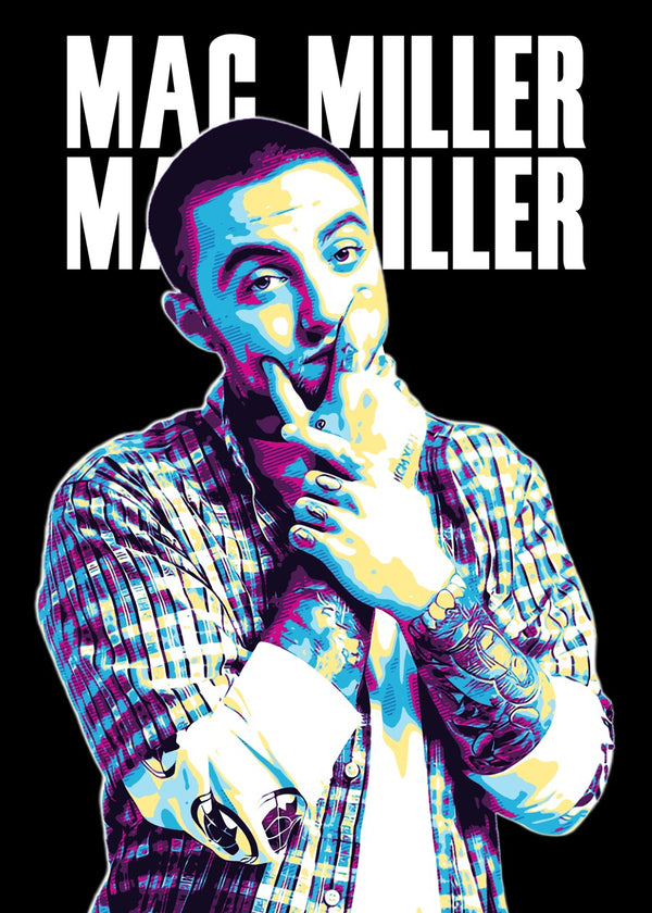 Mac Miller Retro 80's Style