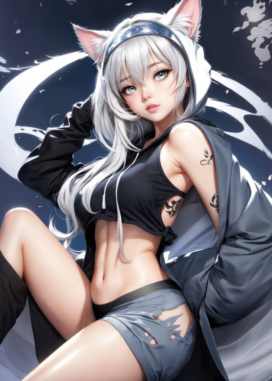Fantasy Cat Cosplay Girl