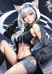 Fantasy Cat Cosplay Girl