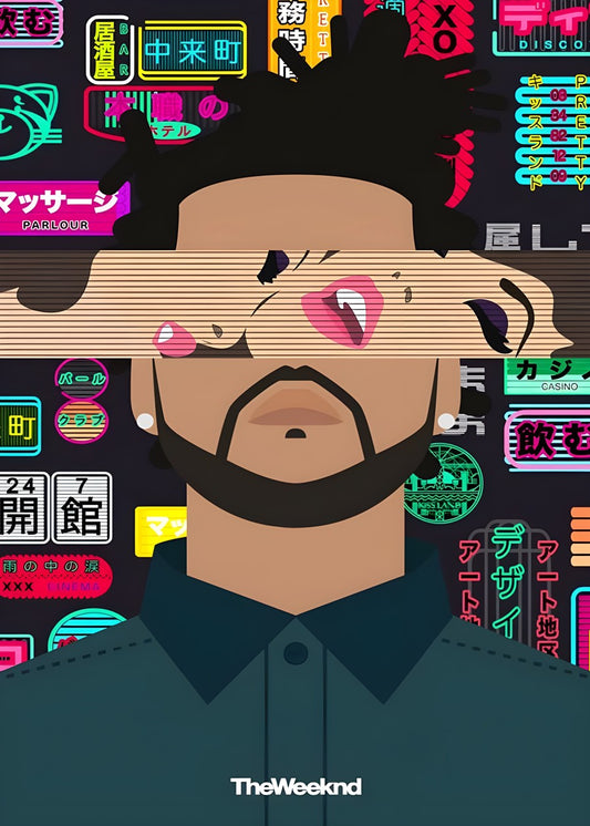 The Weeknd, Japanese Cyberpunk style