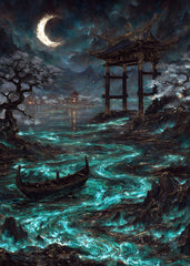 Moonlit Waters of the Mystic River