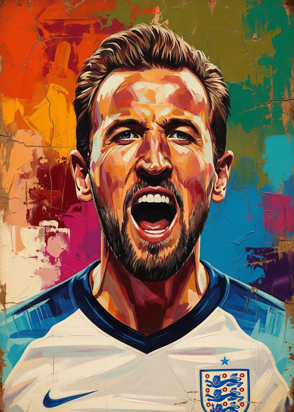 Harry Kane abstract art