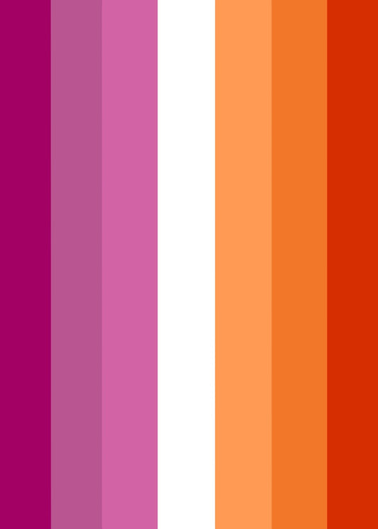 Lesbian Pride Flag Vertical