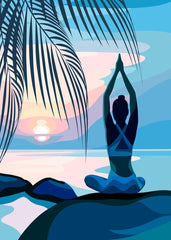 Sunrise Yoga by the Ocean