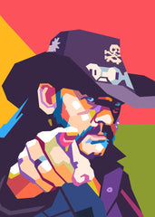 Lemmy Kilmister pop art 