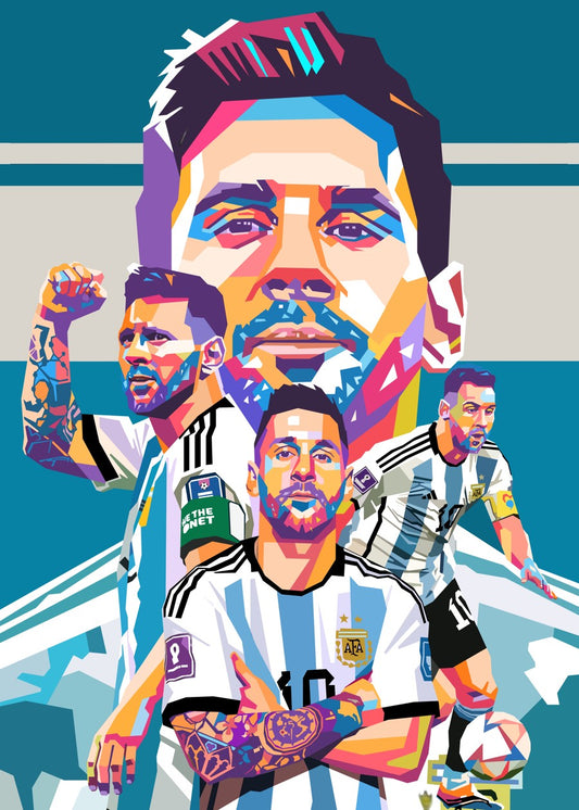 Leonel Messi pop art