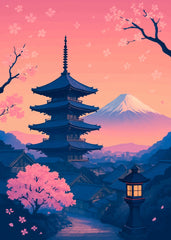 Japan Art Mount-Fuji 