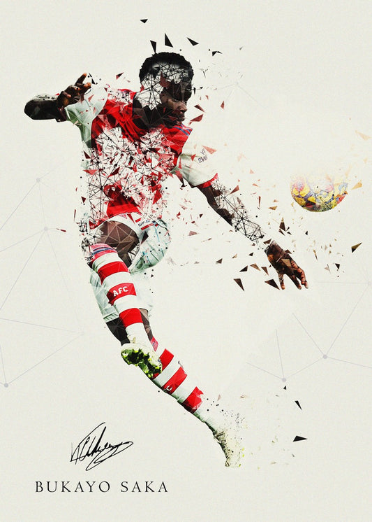 Bukayo Saka lift the ball