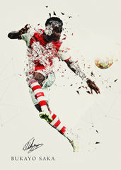 Bukayo Saka lift the ball