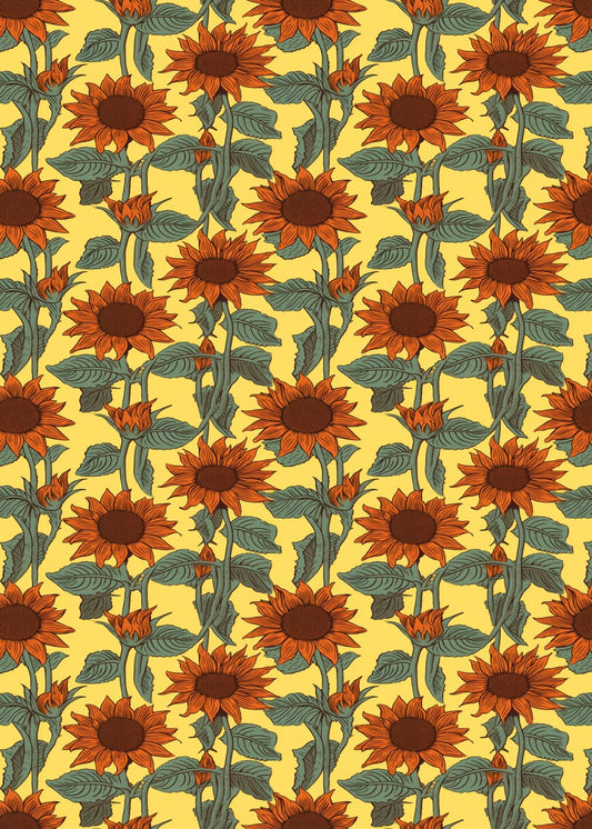Bright Yellow Sunflower 