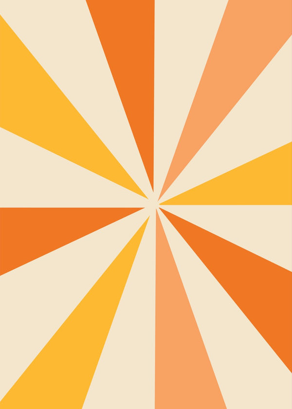 Radiant Retro Starburst