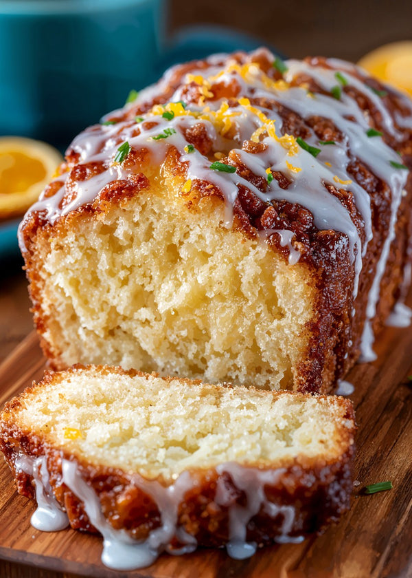 Glazed Lemon Drizzle Cake