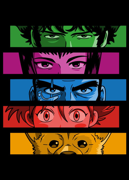 Cowboy Bebop Characters eyes