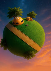  King Kai's Planet from the Dragon Ball Z