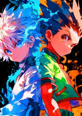 hunter x hunter - gon vs killu