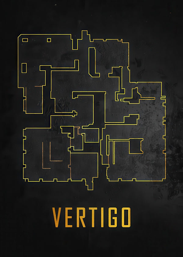 VERTIGO Map Black And Gold