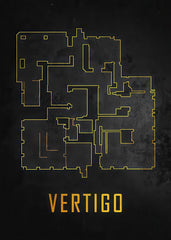 VERTIGO Map Black And Gold
