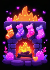 Cozy Kawaii Fireplace