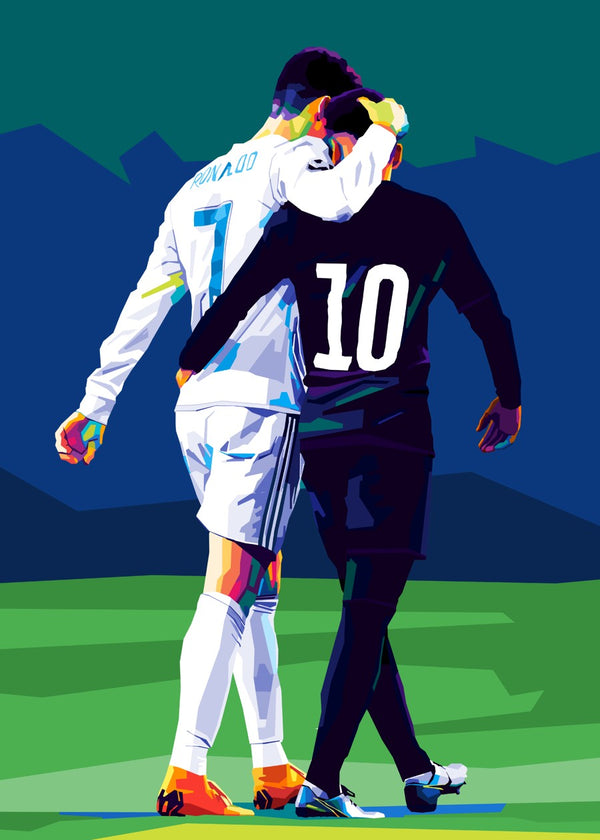 Cristiano Ronaldo and Neymar