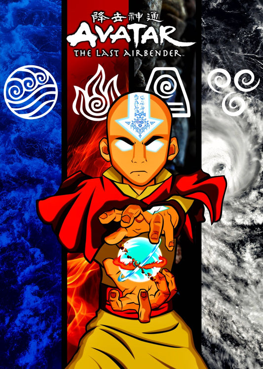 avatar aang 4 element 