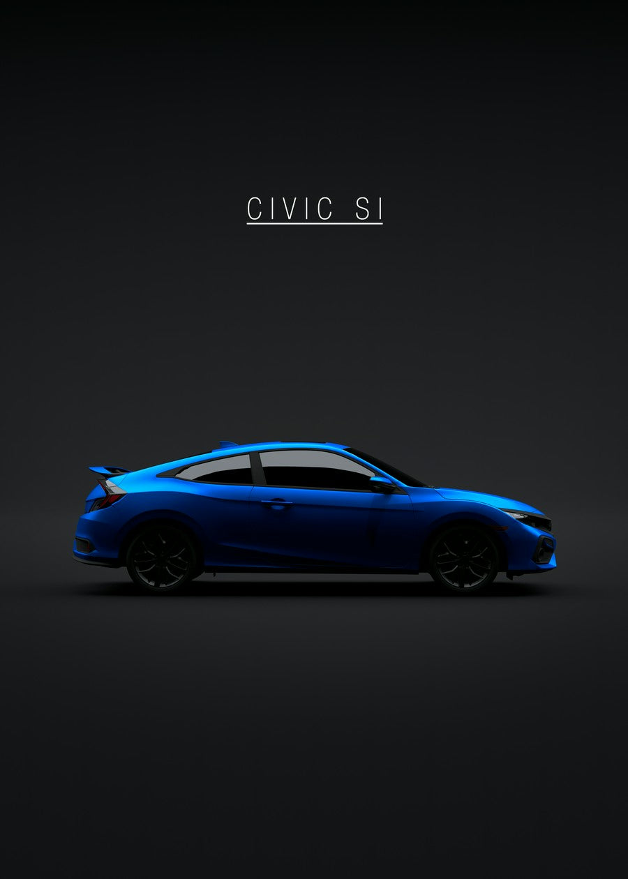 Honda Civic Si Coupe 2020 Blue