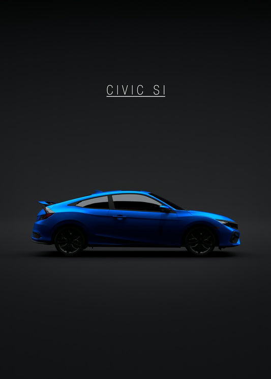 Honda Civic Si Coupe 2020 Blue