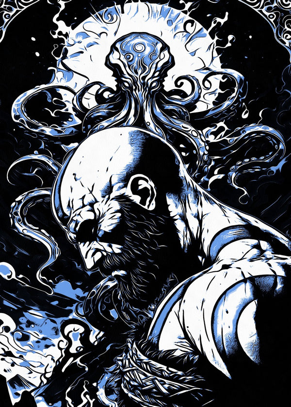 kratos god of war vs cthulhu