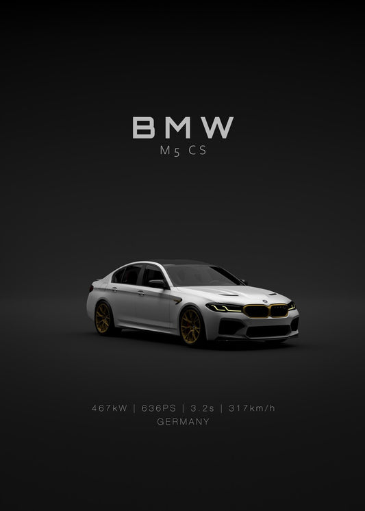BMW M5 CS F90 - White Front - 