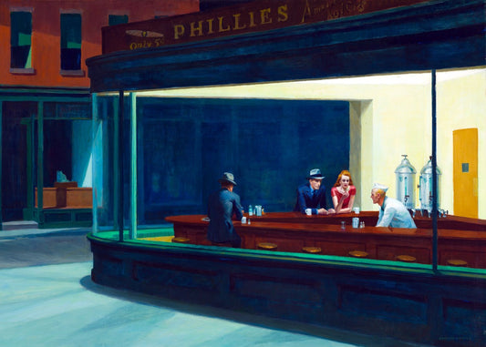 Nighthawks 1942 painting
