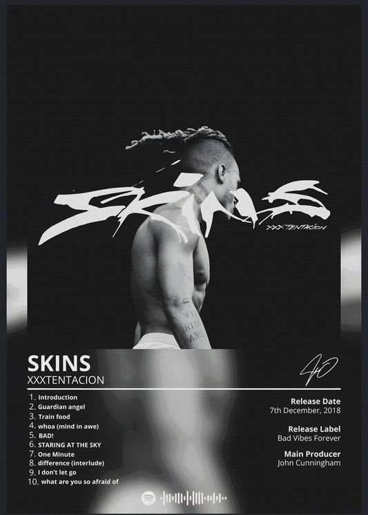 XXXTentacion - SKINS Tracklist