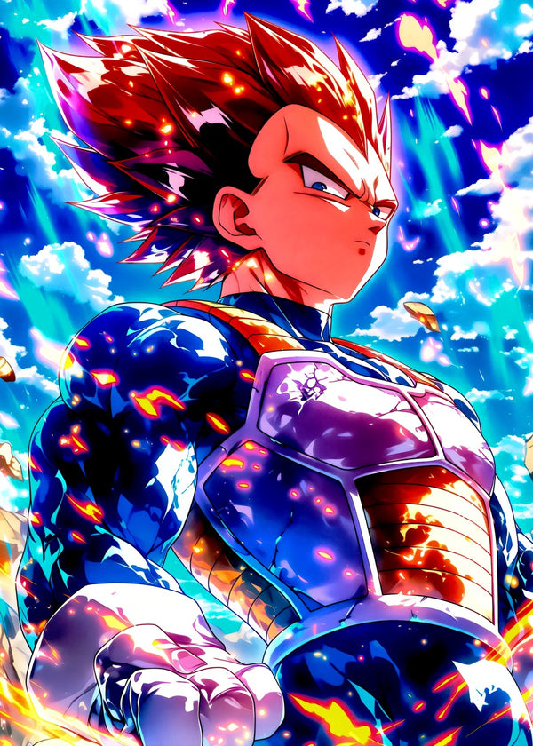 Vegeta shine, Dragon ball