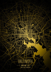 Baltimora Lights City Map