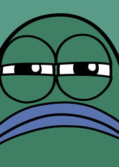 Disgruntled Stoner Spongebob Fish Face