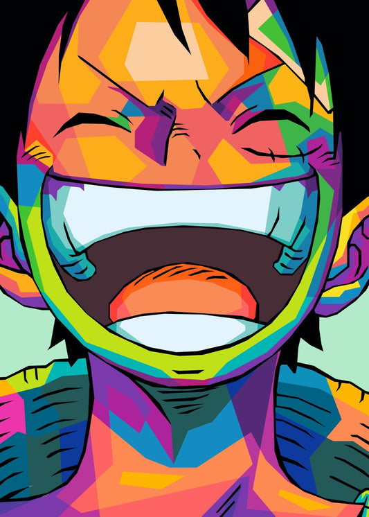 One Piece Luffy Pop Art