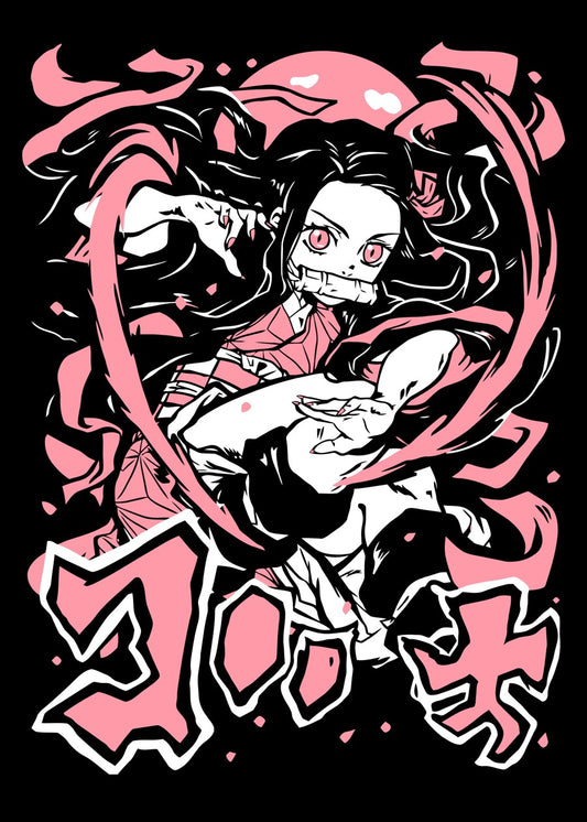 Nezuko Action Art