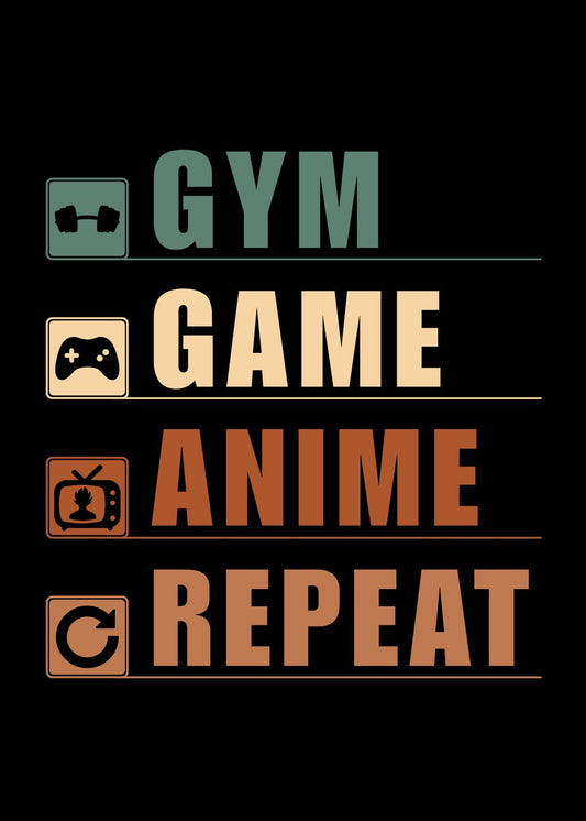 Gym Game Anime Repeat