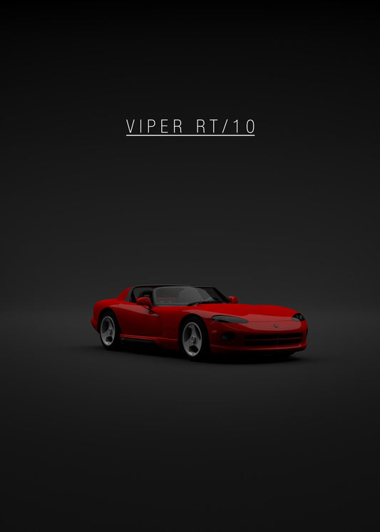 2001 Dodge Viper RT-10 Red Fro