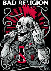 Bad Religion Skeleton Band Art