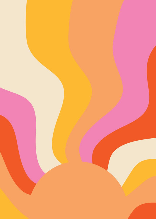 Rising Retro Sun