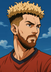 Anime Messi—The Soccer Legend